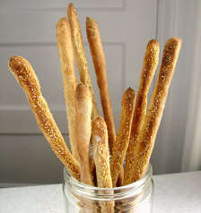 Homemade Grissini Breadsticks